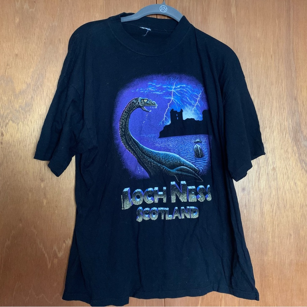 Black Loch Ness Scotland Graphic T-Shirt